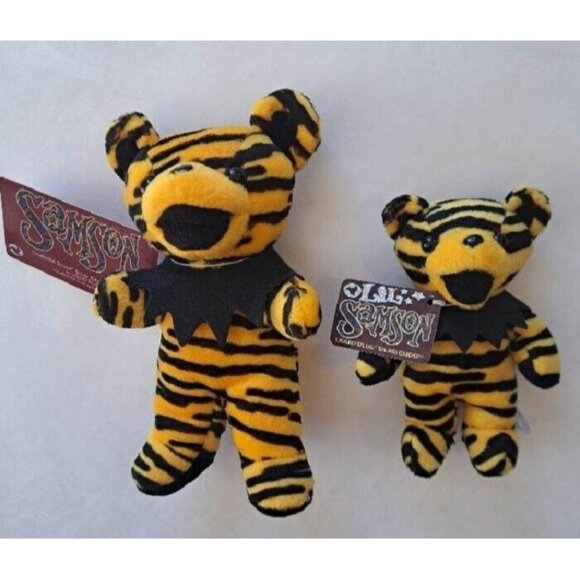 Samson Bear Grateful Dead Plush Doll Lil Samson Collectible Novelty Beanie Gift - Picture 3 of 5